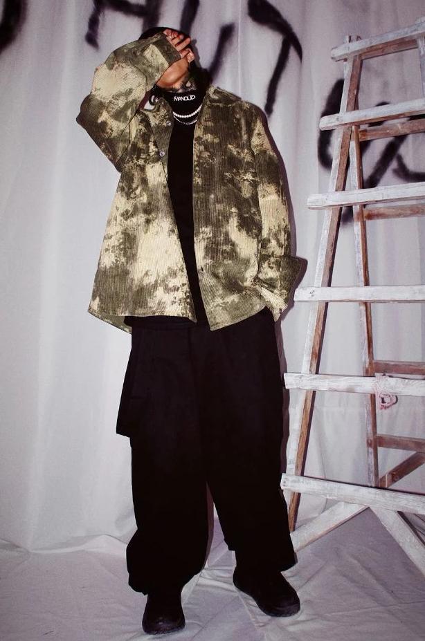 CZ Corduroy Tie Dyed LS Shirt
