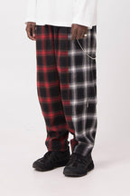 Empty Reference Plaid Stitching Trousers