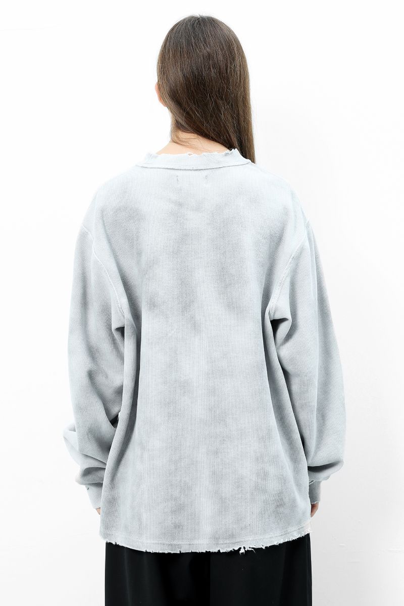 Unknown World Tie Dyed Distressed Sweatshirt