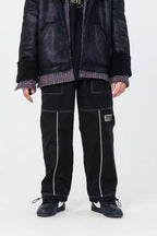 Empty Reference Nylon Straight Pants