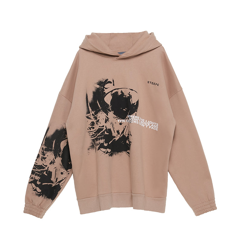 STEEPC Space Printed Hoodie