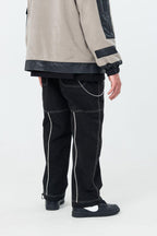 Empty Reference Nylon Straight Pants