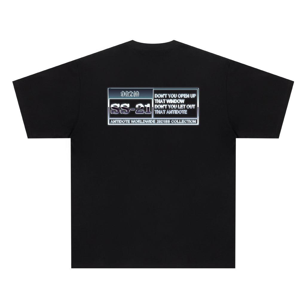 Antidote Cheetah Futuristic Logo Tee