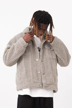 Empty Reference Smiley Sherpa Jacket