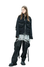 Unknown World Distressed Jeans Jacket