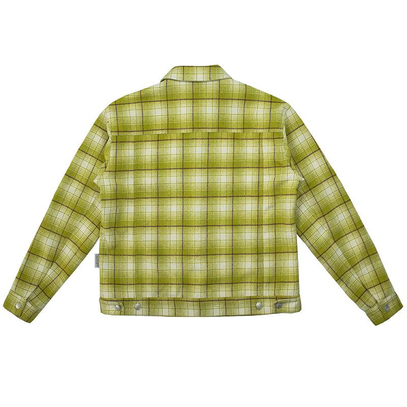 Empty Reference Plaid Green Cashmere L/S Shirt