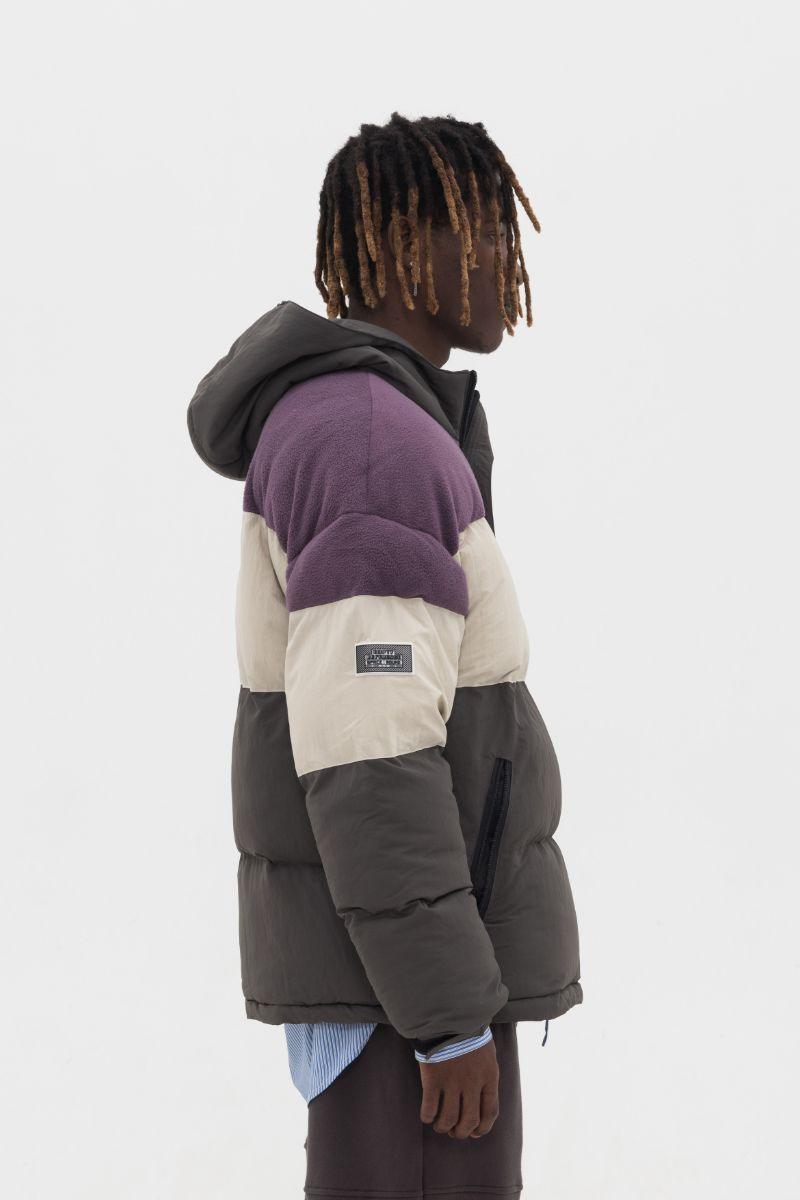 Empty Reference Colorblock Down Jacket