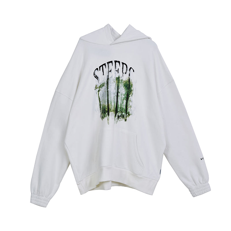 STEEPC Forest Logo Loose Hoodie