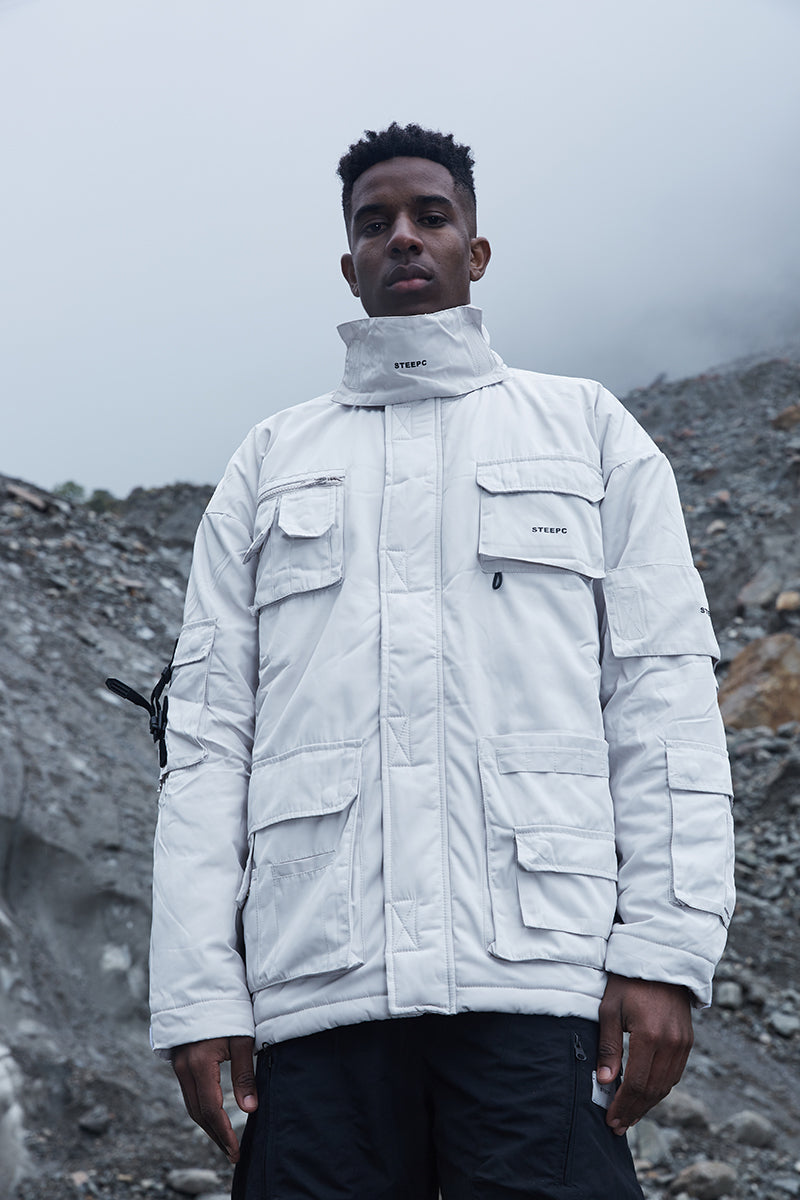 STEEPC Performance Multi-Pocket Windproof Down Jacket