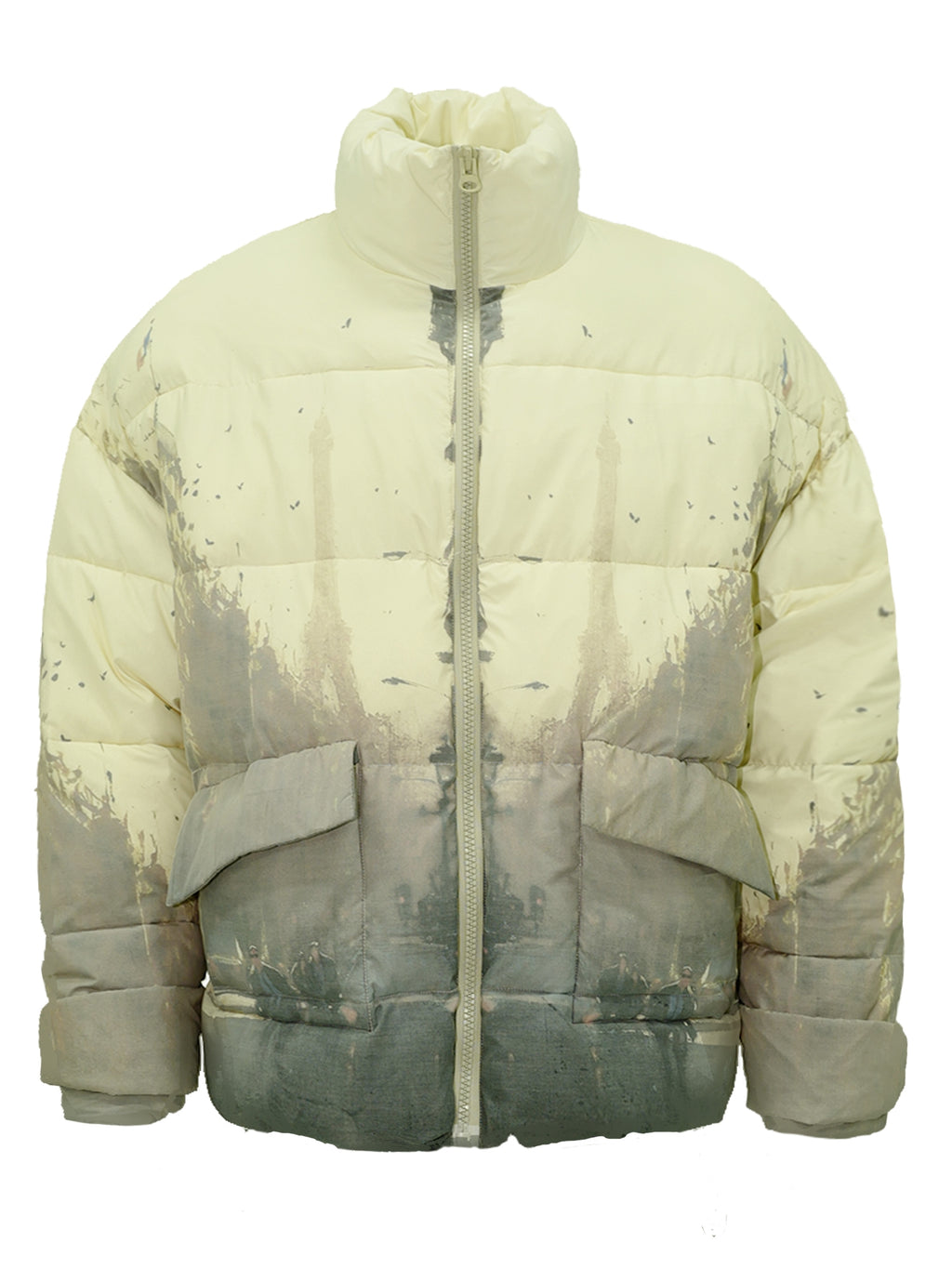 Unknown World Ink Spray Down Jacket
