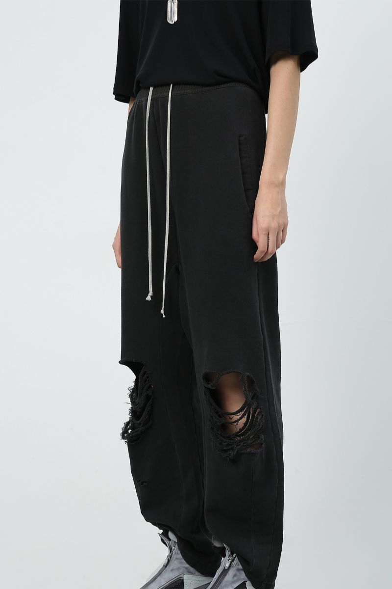 Unknown World Distressed Loose Sweatpants