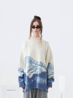 H/C Snow Mountain Ripped Turtleneck - UK Only
