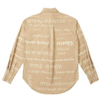 Empty Reference Logo Artists Printed Long Sleeve Shirt