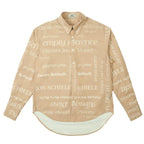 Empty Reference Logo Artists Printed Long Sleeve Shirt