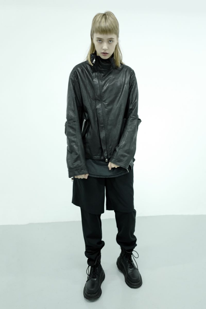 Unknown World FW19 Three Dimensional Leather Jacket