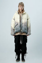 Unknown World Ink Spray Down Jacket