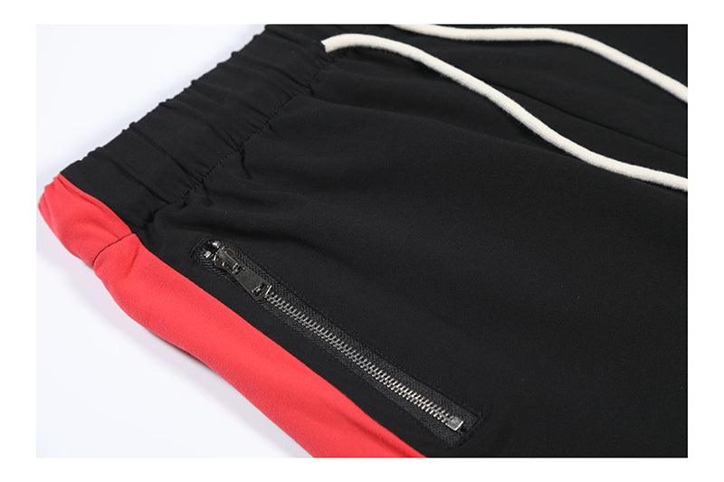 CZ Black & Red Track Shorts