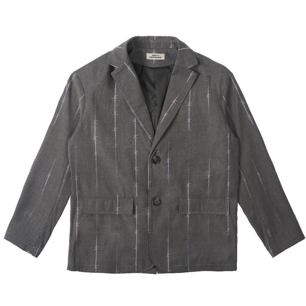 Empty Reference Thorn Print Suit Jacket