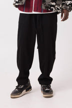 Empty Reference Knitted Straight Sweatpants