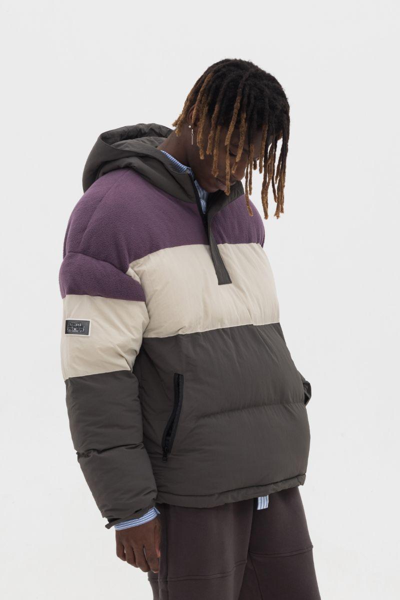 Empty Reference Colorblock Down Jacket