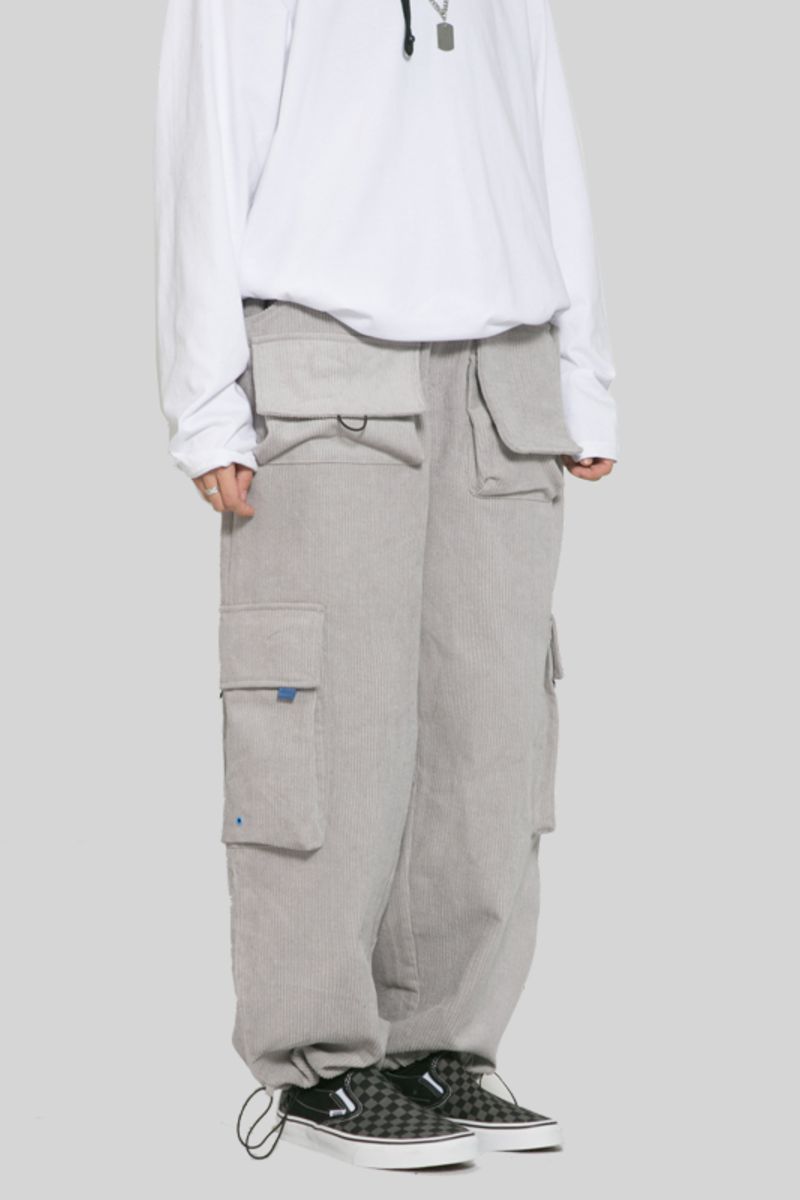 Observer Lab Corduroy Loose Cargo Pants