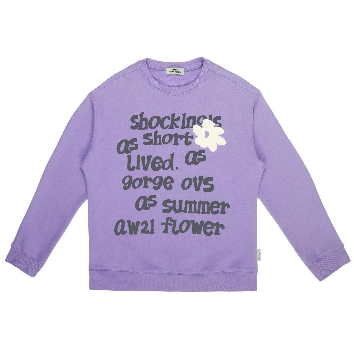 Empty Reference Camel Flower Print Sweater