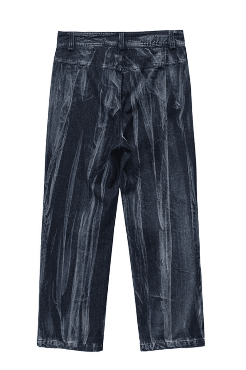 CZ Dark Dyed Loose Jeans