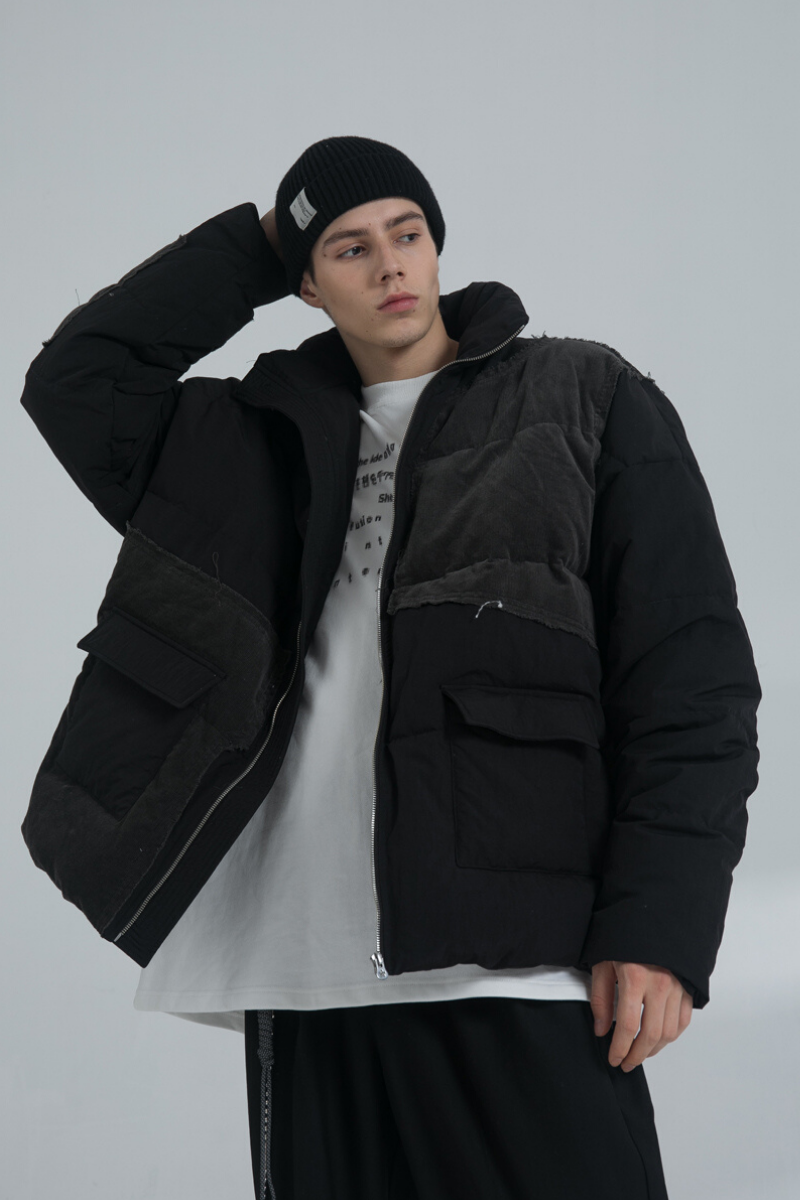 THINGY Corduroy Patch Down Jacket