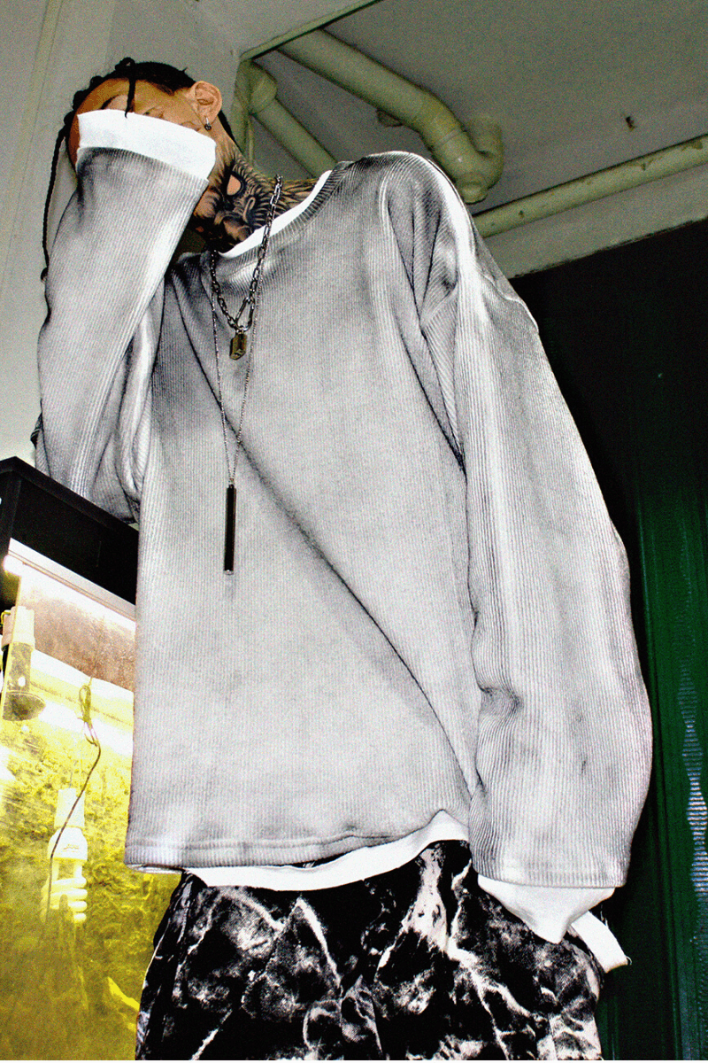 CZ Loose Washed Sweater