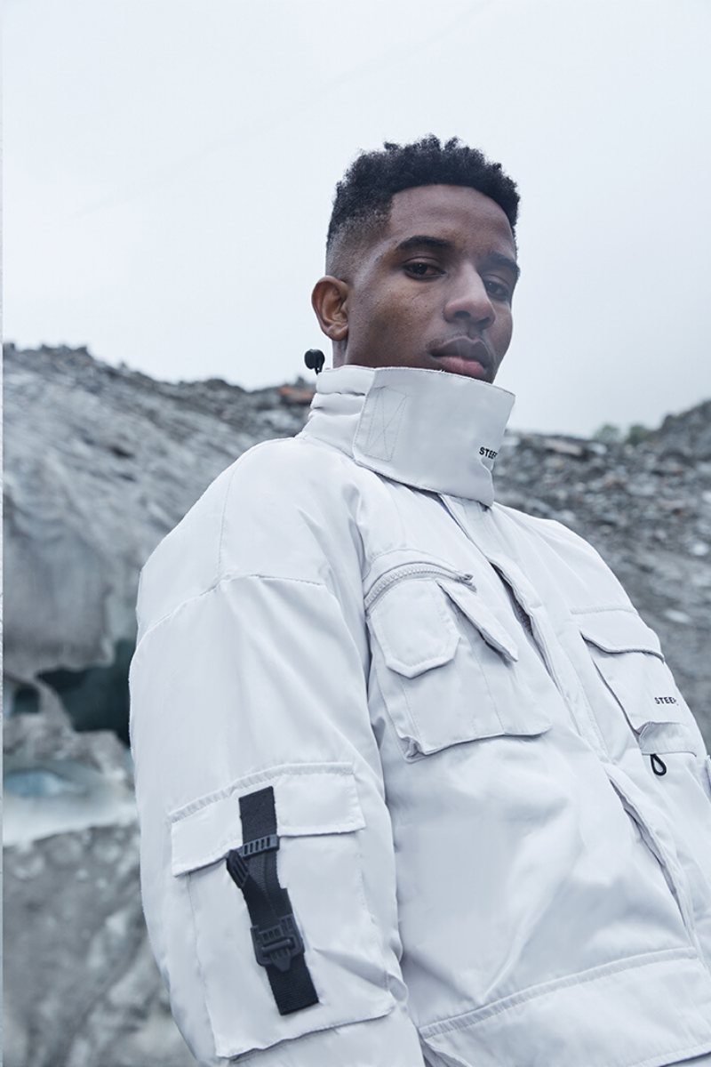 STEEPC Performance Multi-Pocket Windproof Down Jacket