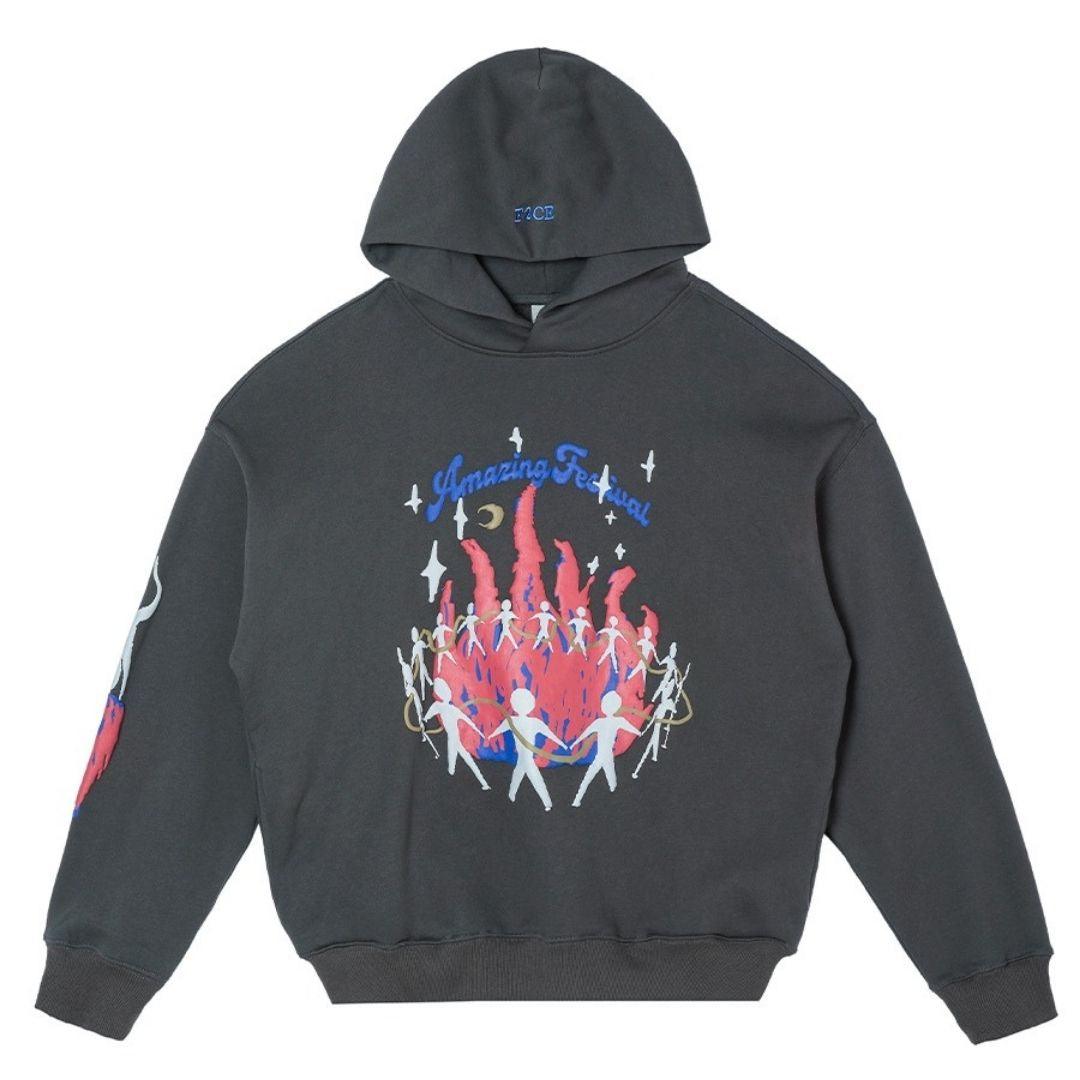 F2CE Festival Foam Print Hoodie