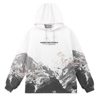 H/C Mountain Flowers Printed Hoodie - UK Only