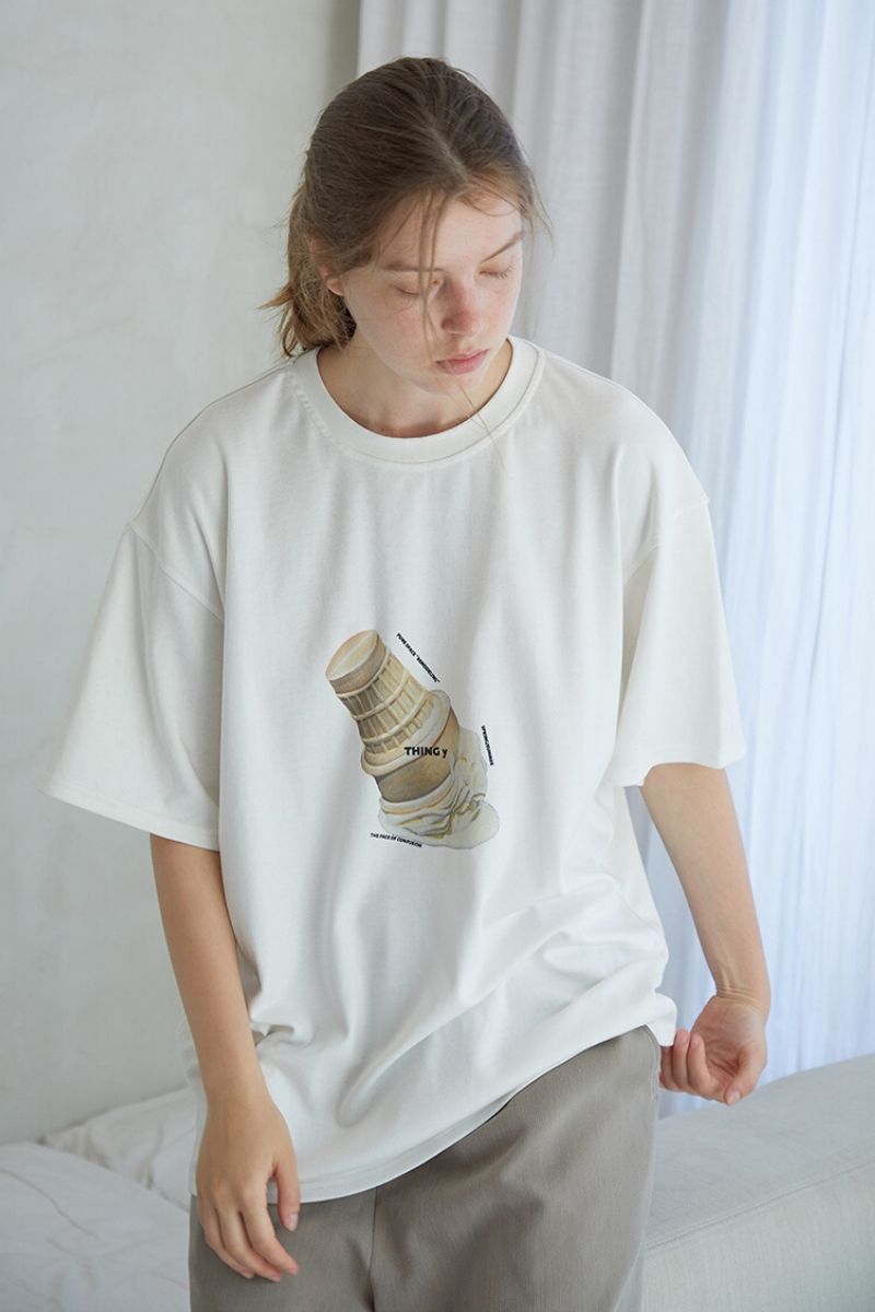 THINGY Dropped Ice Cream Logo Tee