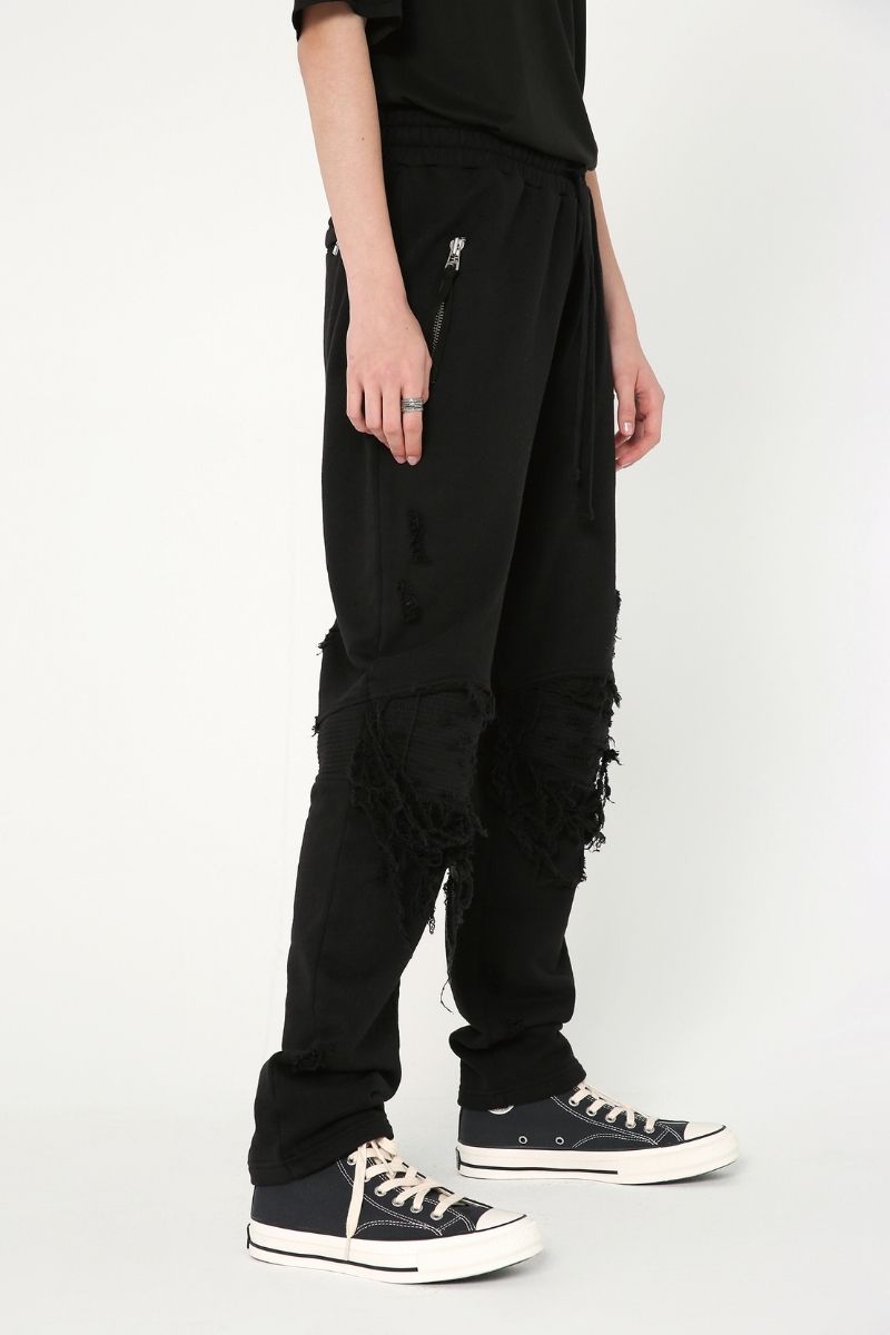 Unknown World Heavy Distressed Sweatpants