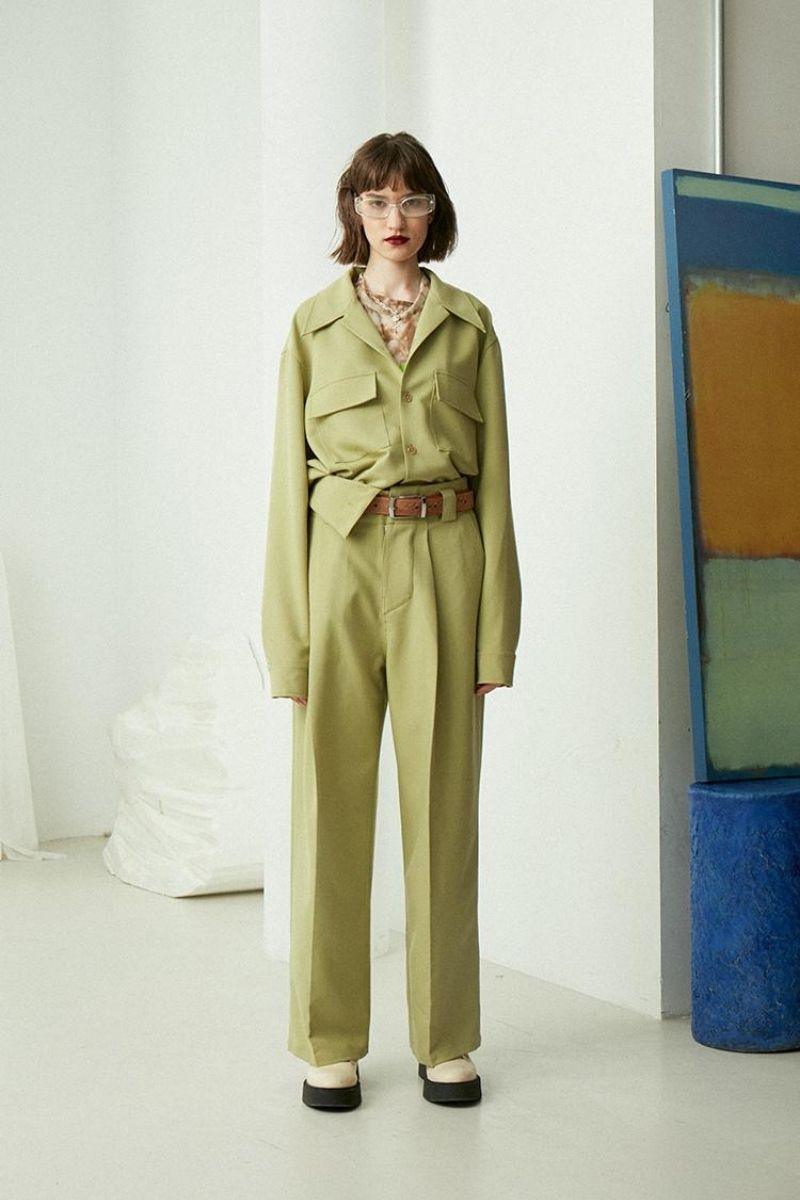 Mix7 Green Loose Trousers