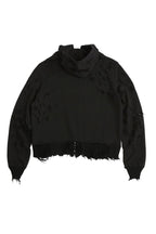 Unknown World Distressed Zipper Hoodie