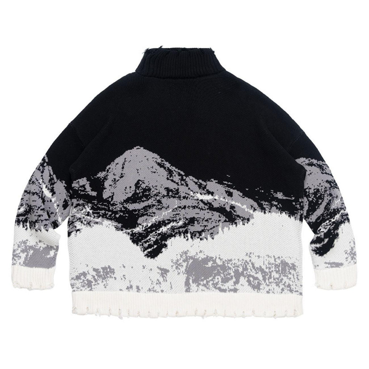 H/C Mountain Negative Knit Turtleneck - UK Only