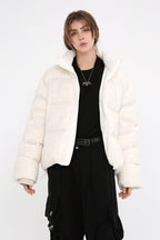 Unknown World White Down Jacket