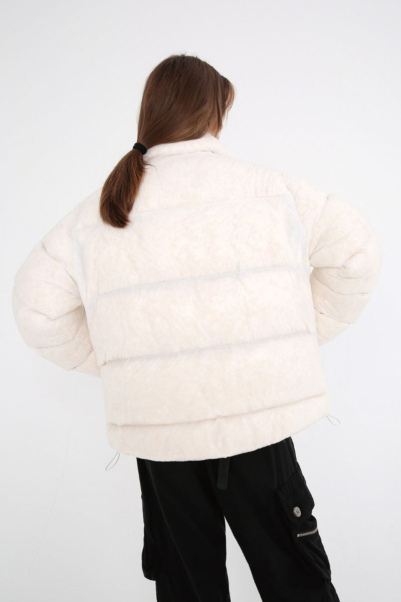Unknown World White Down Jacket