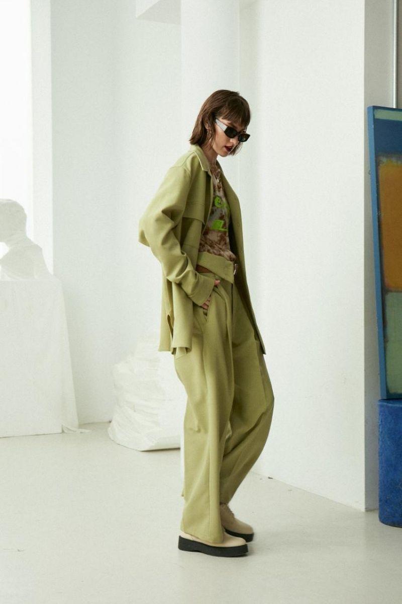 Mix7 Green Loose Trousers