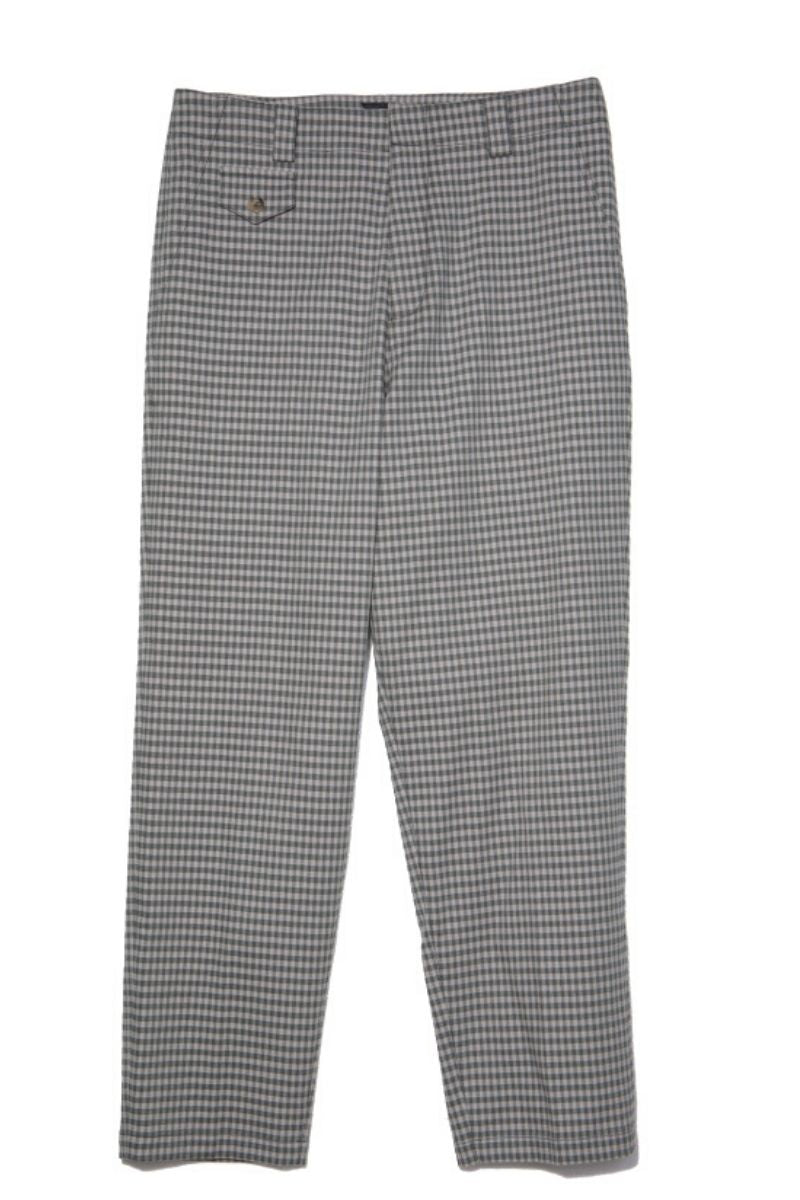 Mix7 Houndstooth Plaid Trousers - UK Only
