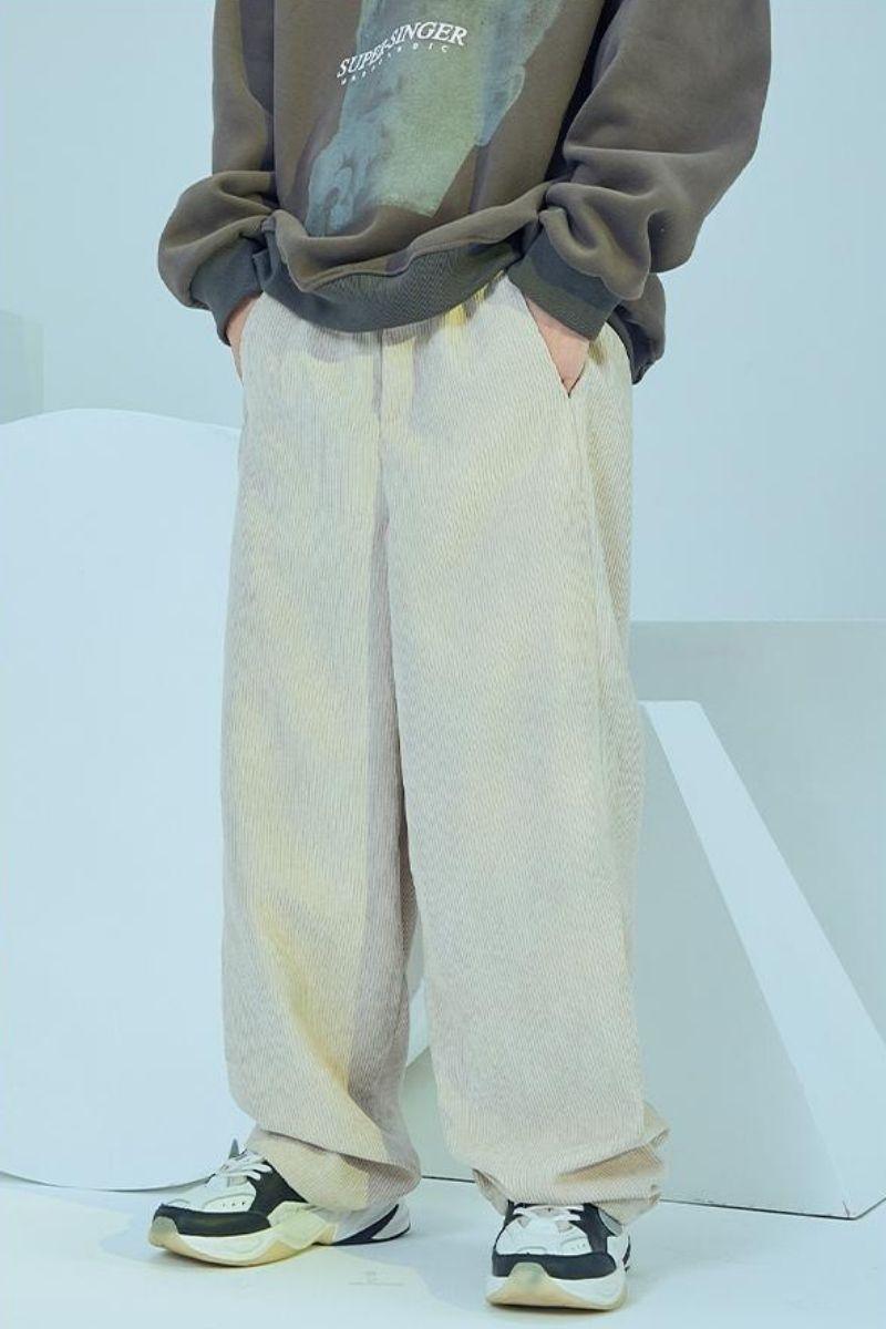 CZ Loose Draped Corduroy Trousers