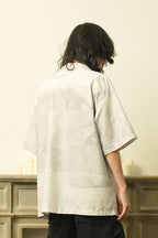 Empty Reference Earth Texture Cuban Shirt