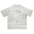 Empty Reference Earth Texture Cuban Shirt