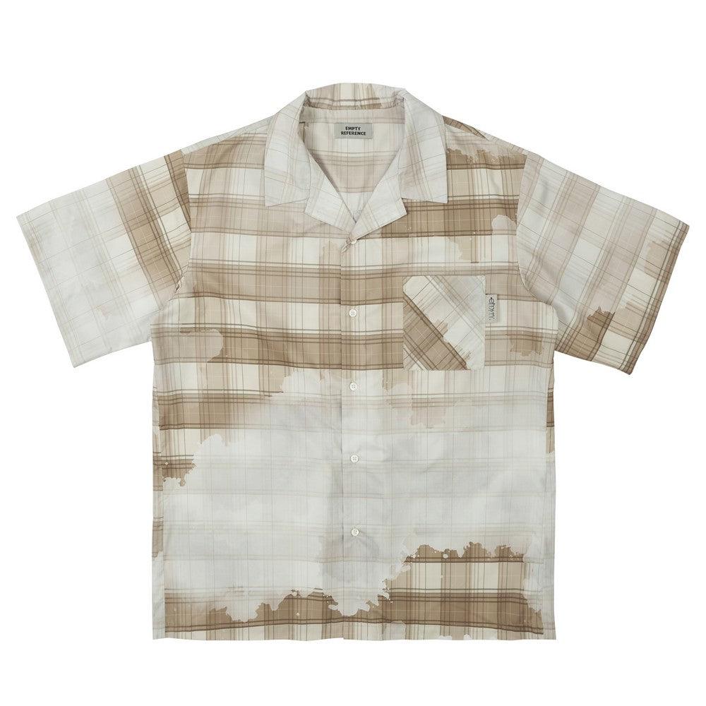 Empty Reference Faded Plaid Cuban Shirt