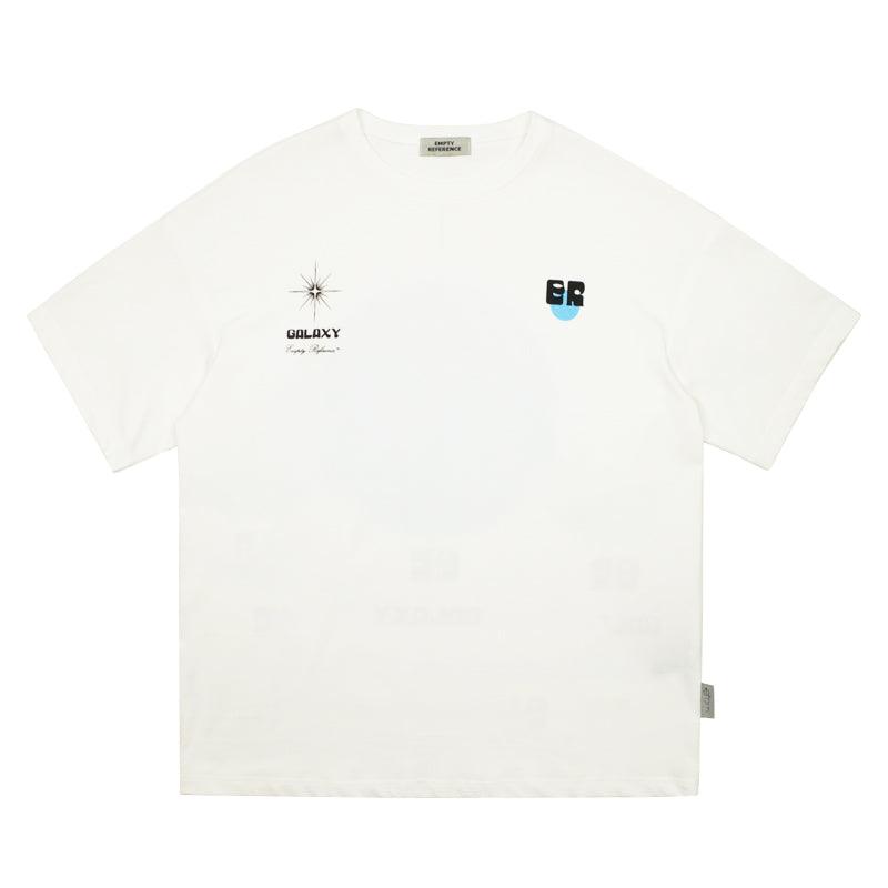 Empty Reference Galaxy White Star Tee