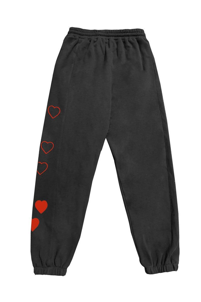Empty Reference Heavy Knit Love Sweatpants