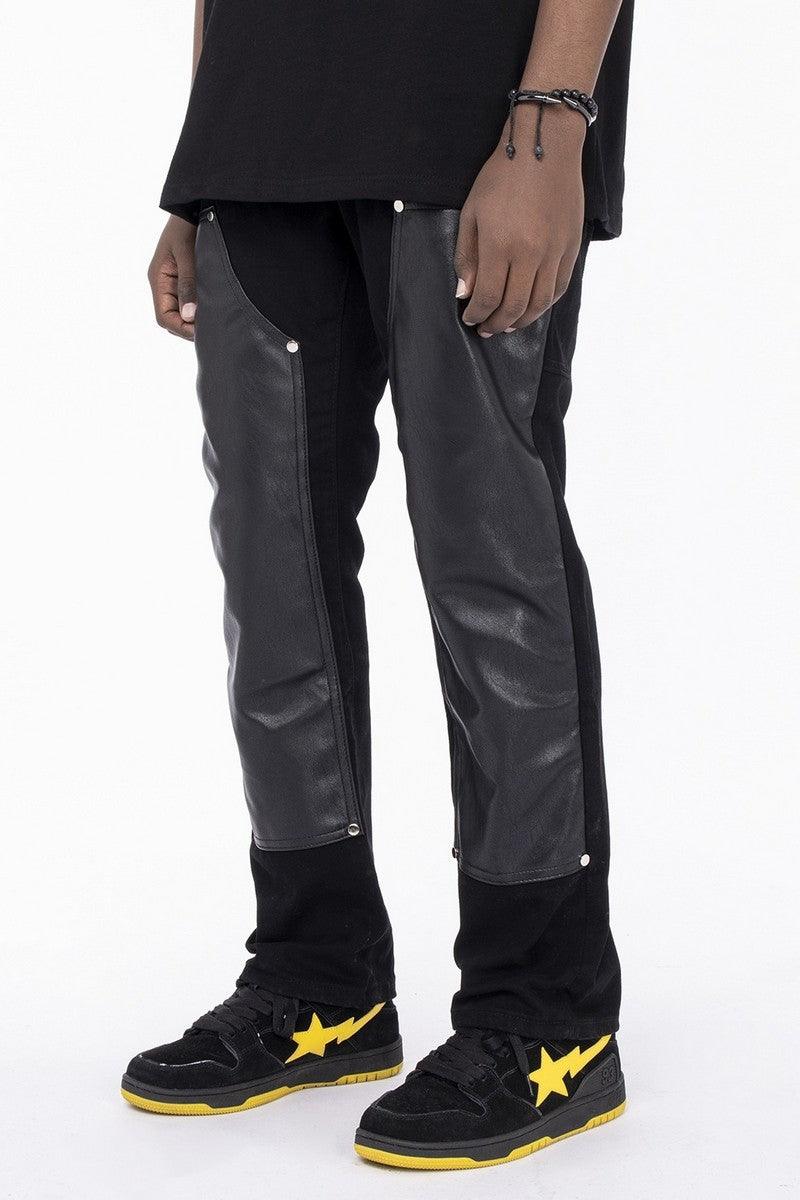 CZ Leather Double Knee Trousers