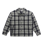 Empty Reference Woolen Plaid Jacket