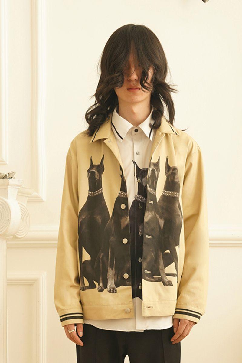 Empty Reference Doberman Printed Jacket